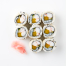 Uramaki (8 Pieces) Prawn, Daikon (Japanese pickled radish), Cucumber, Sesame Seeds